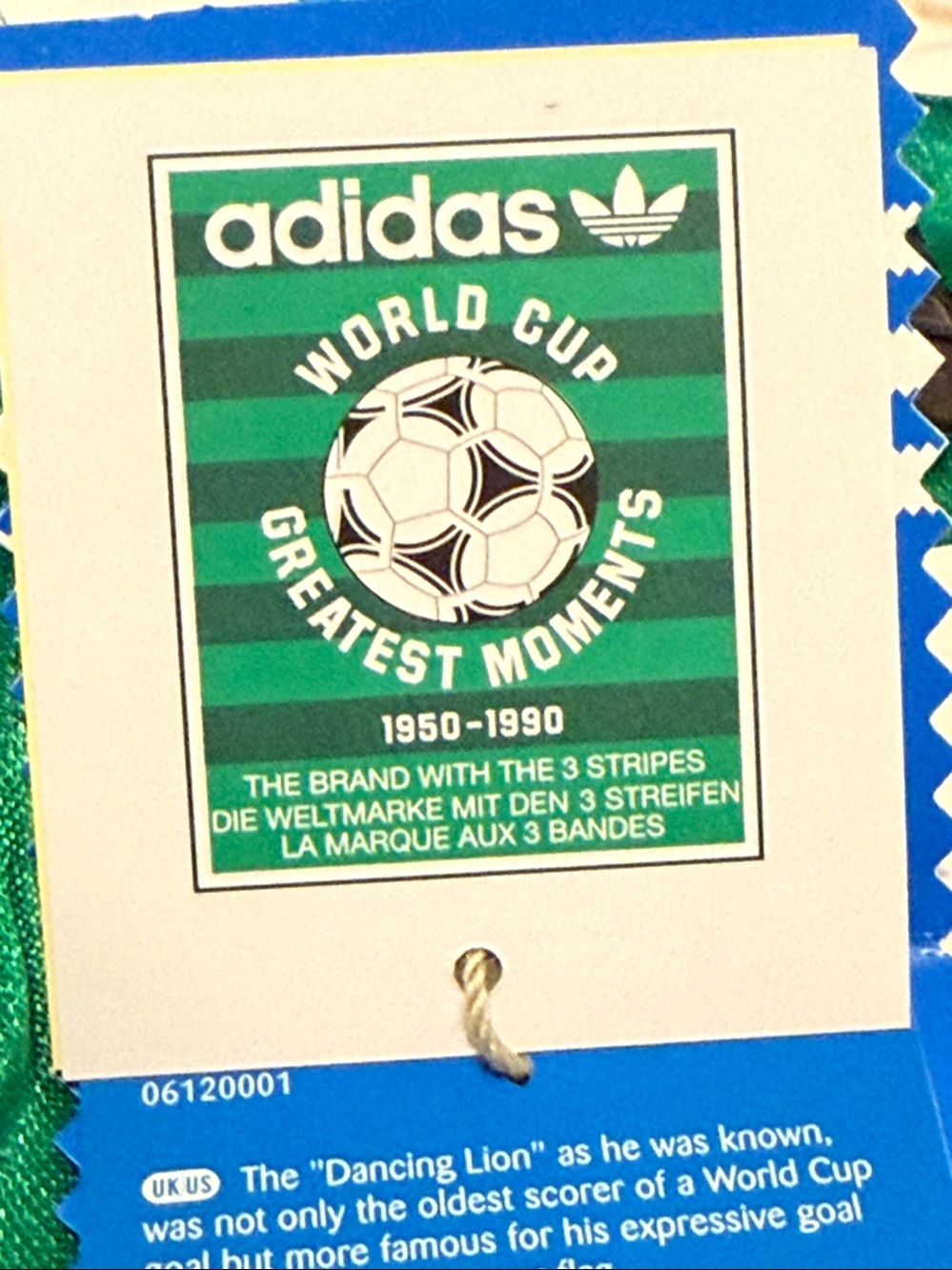 World Cup Greatest Moments adidas Green and White Cameroon 1990 Football Jersey - Picture 13 of 16